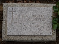 Struma Military Cemetery - Chappell, John James